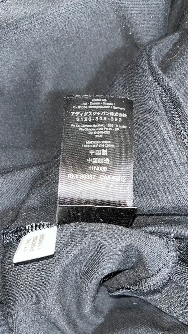 Y-3 ブラック ダブルジップアップジャケット