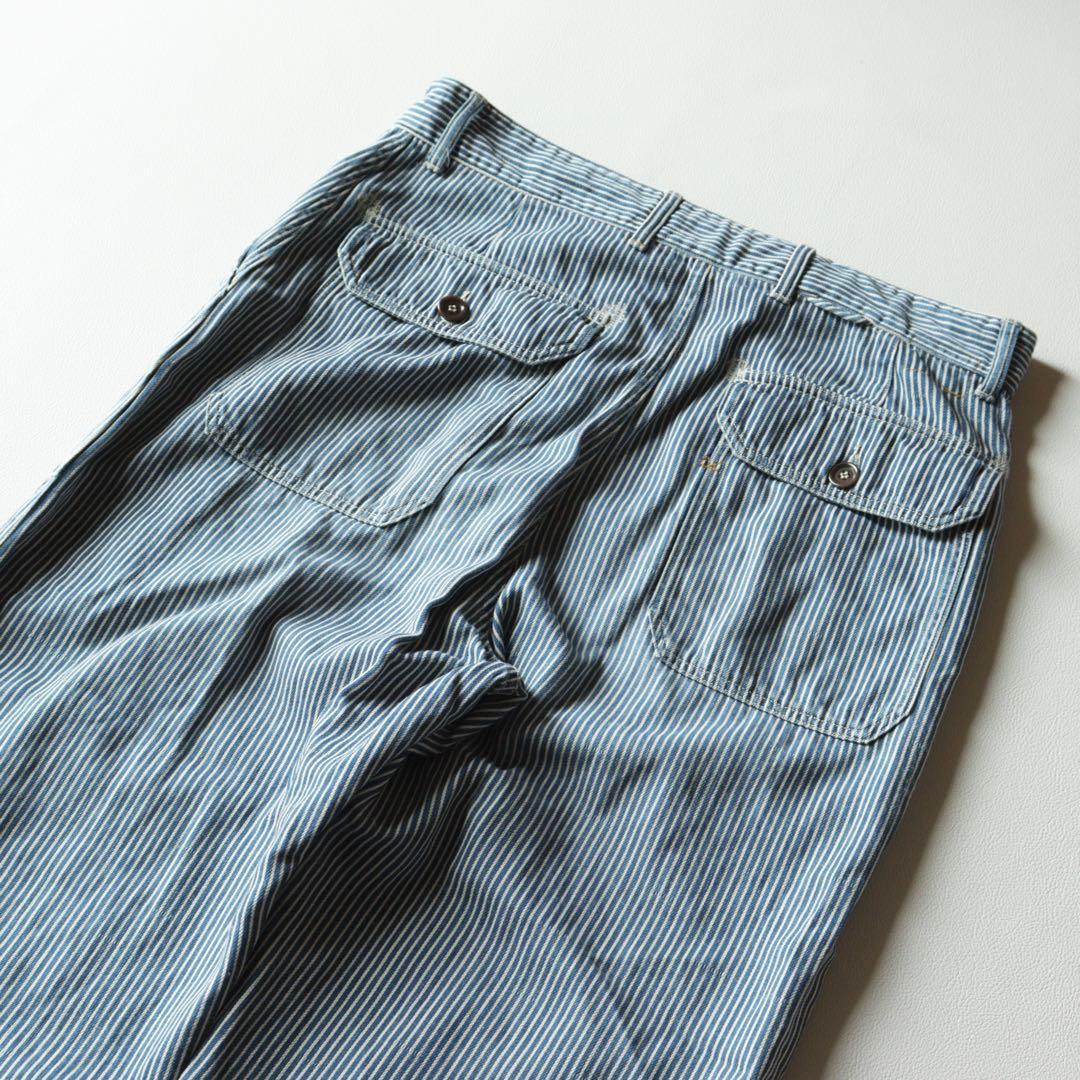 専用商品5182【美品】45R 小麦デニムの908ベイカーパンツ ストライプ