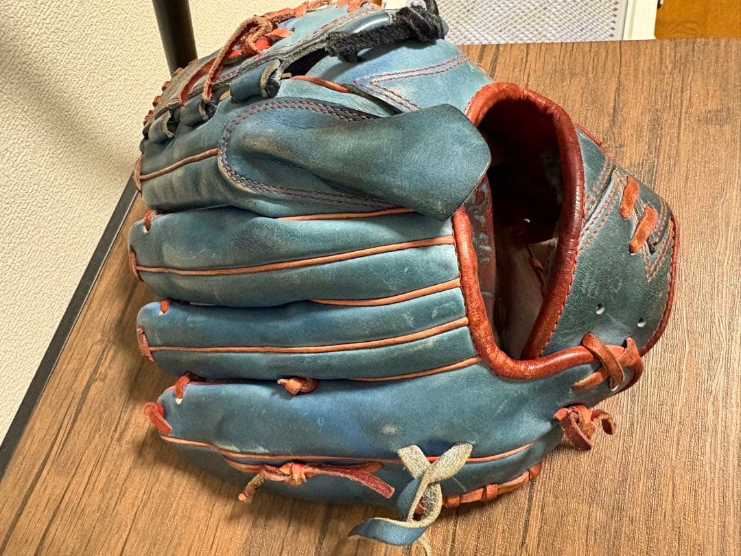 ジームス 硬式グローブ 青