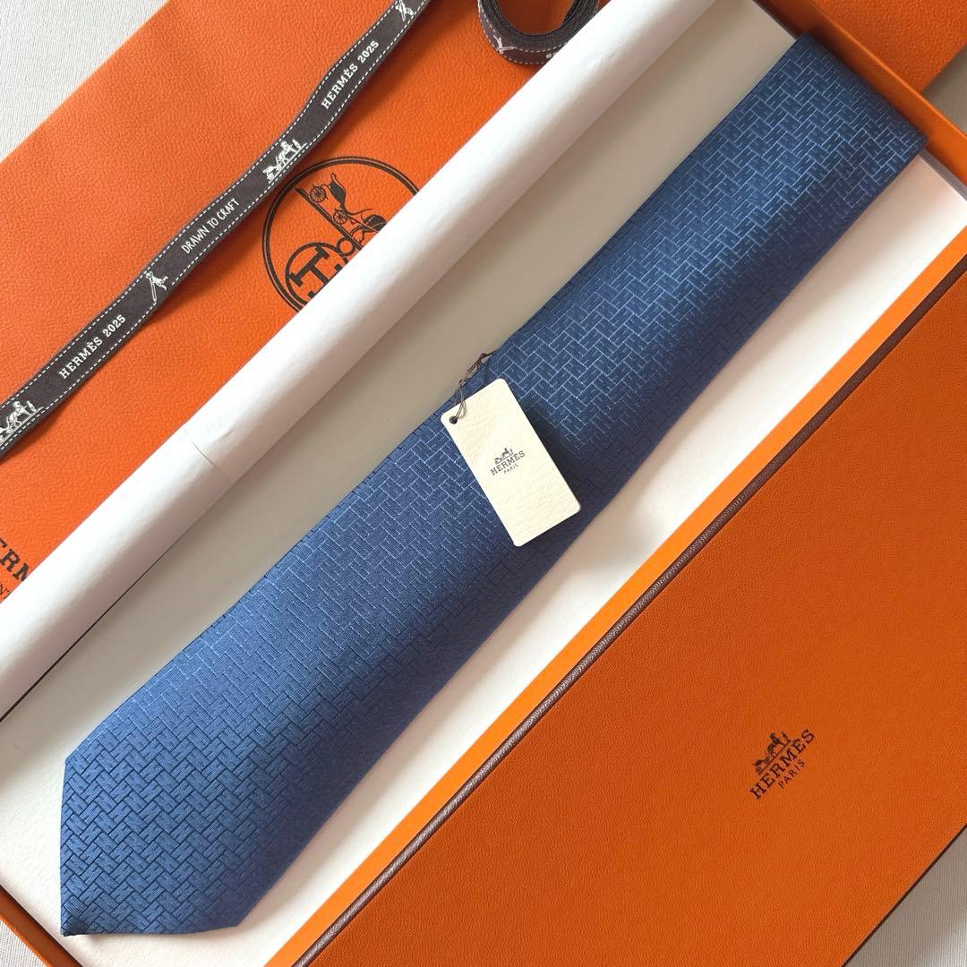 専用です。　　エルメス ネクタイ 《ファソネ H》 24 7 cm 新品 未使用
