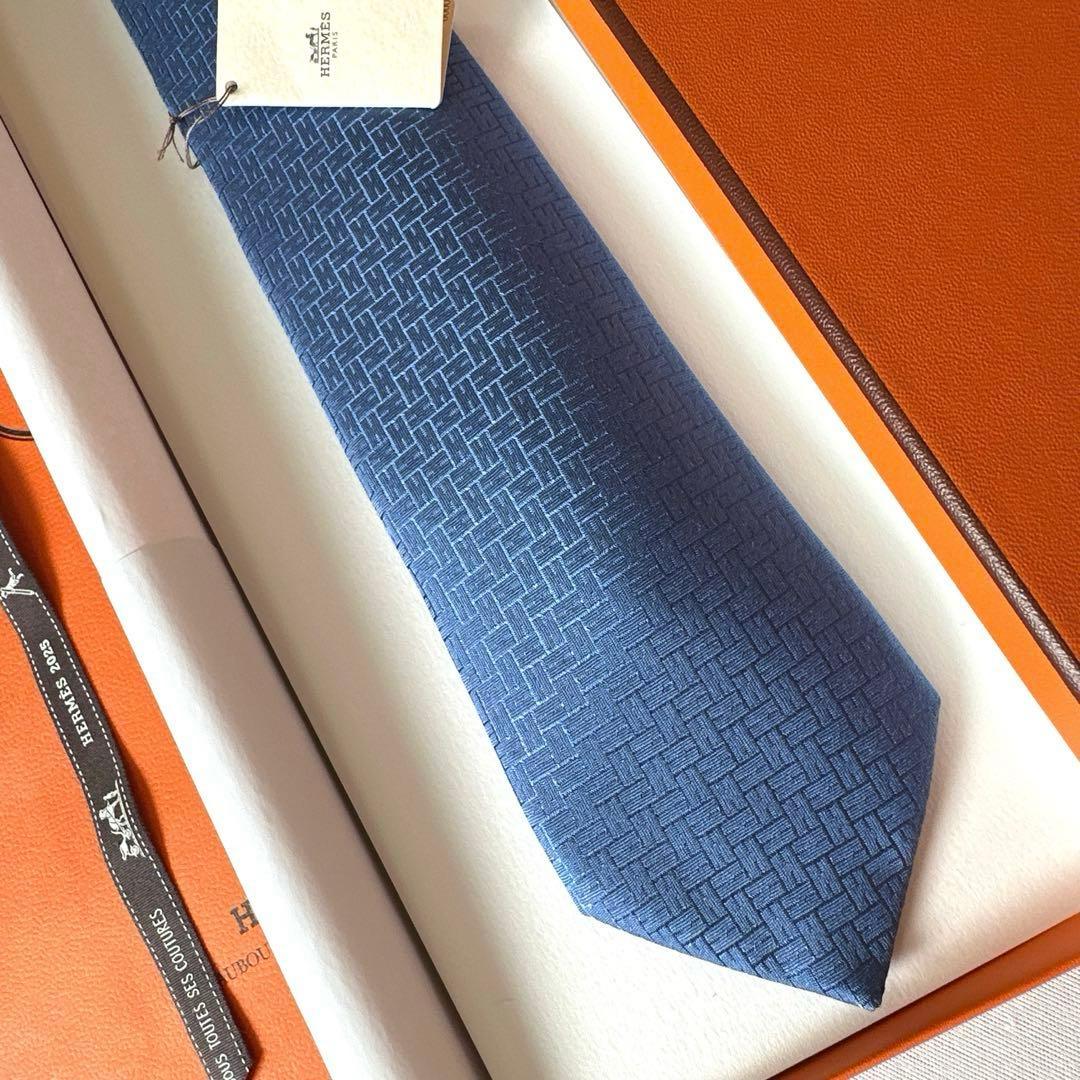 専用です。　　エルメス ネクタイ 《ファソネ H》 24 7 cm 新品 未使用
