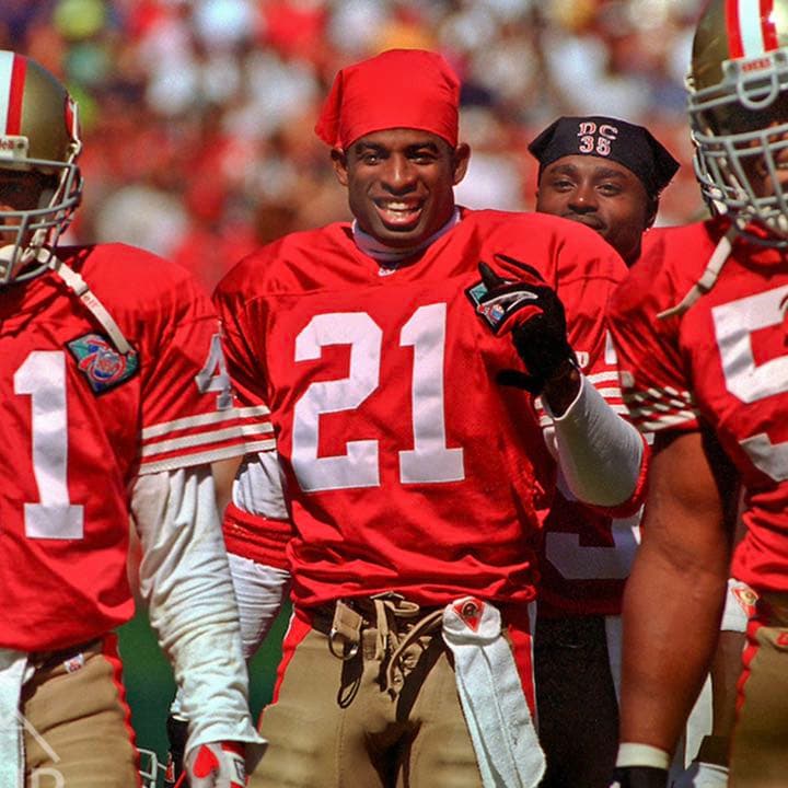 その他 DEION SANDERS 49ers #21