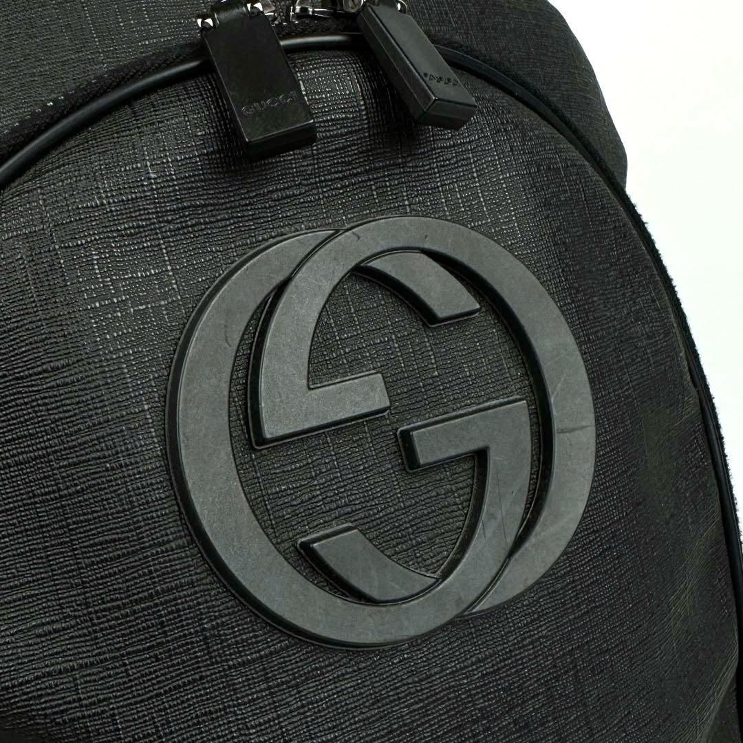 専用■グッチ インターロッキングG バックパック デイパック リュック 黒色