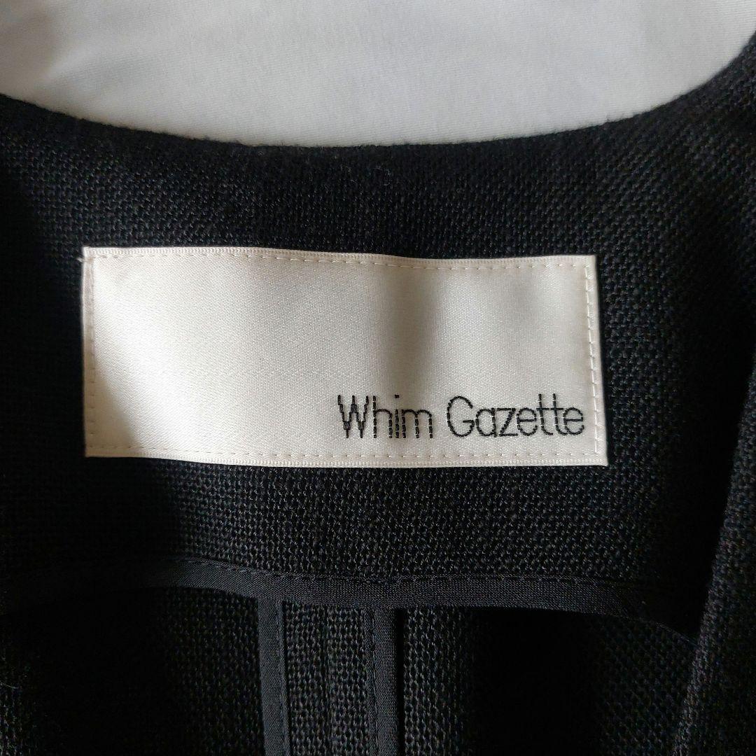 【人気】ウィムガゼット ジュートライク Vネック プルオーバージレ 25SS 黒