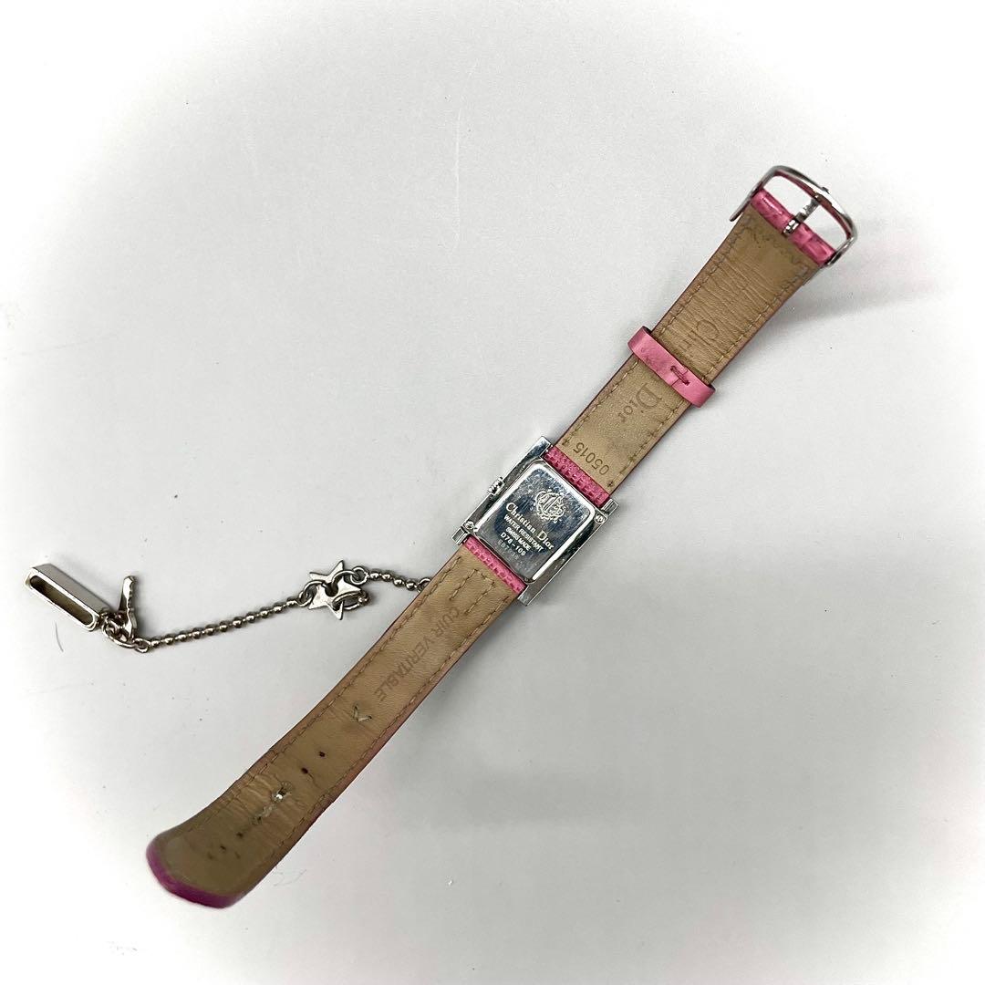 稼働品✨️Dior 腕時計 クォーツ マリス スクエア シルバー