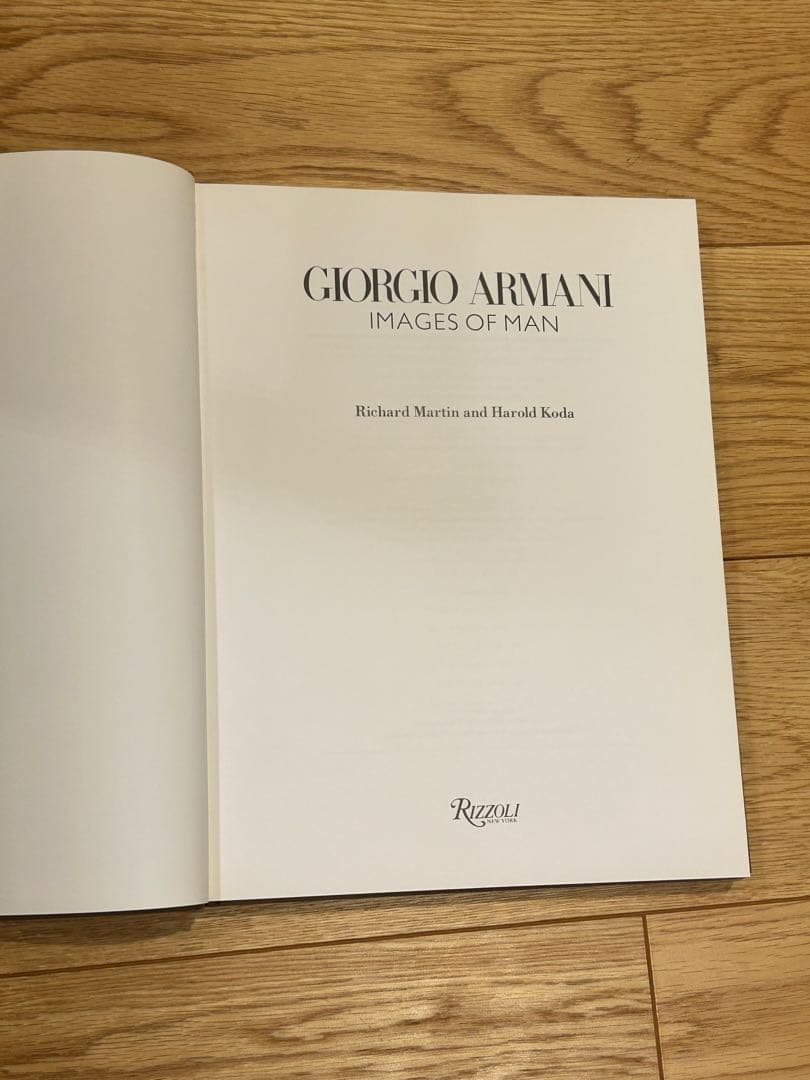エ*ト様 古書 1990’s GIORGIO ARMANI images of