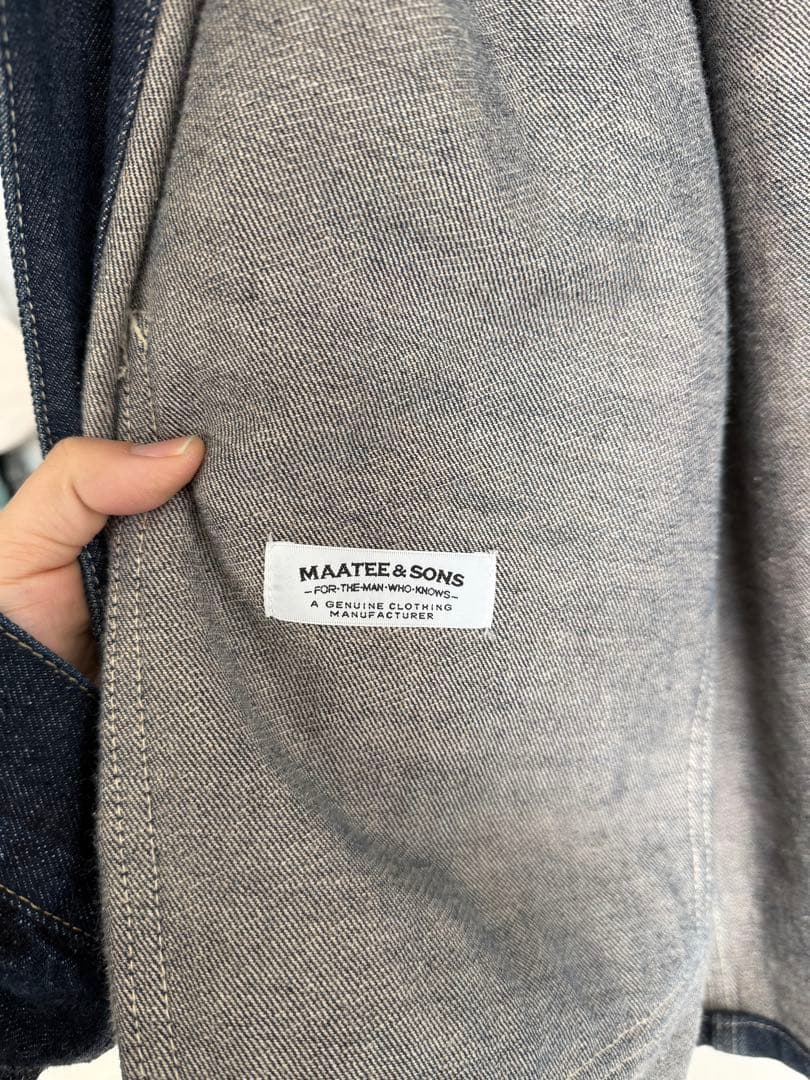 maatee&sons カバーオール デニムジャケット