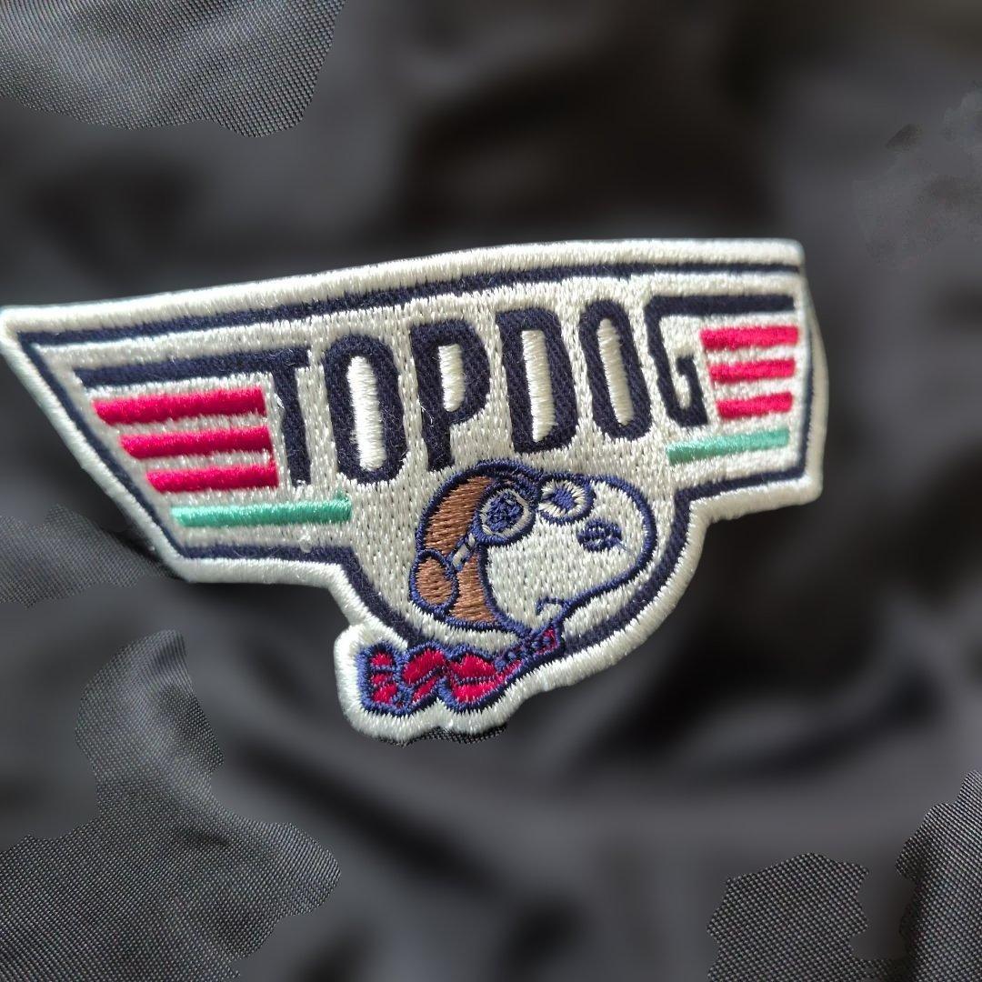 【新品】スヌーピー MA-1 フライトジャケット 黒 L メンズ アストロ