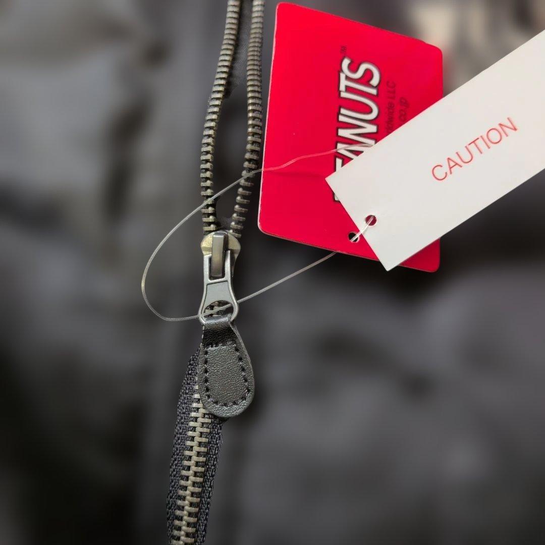 【新品】スヌーピー MA-1 フライトジャケット 黒 L メンズ アストロ