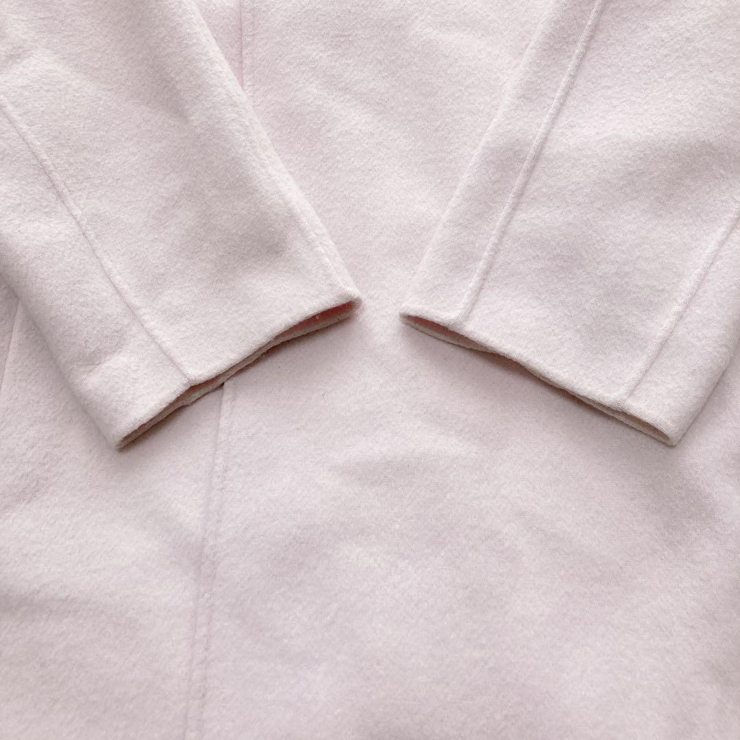 ANAYI アナイ リバーダブルコート ピンク 36 ベルト付 ロング