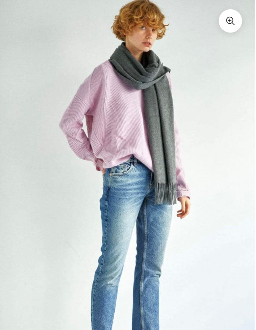 EDWARD BROWN カシミヤストール ダークグレー DARK GREY