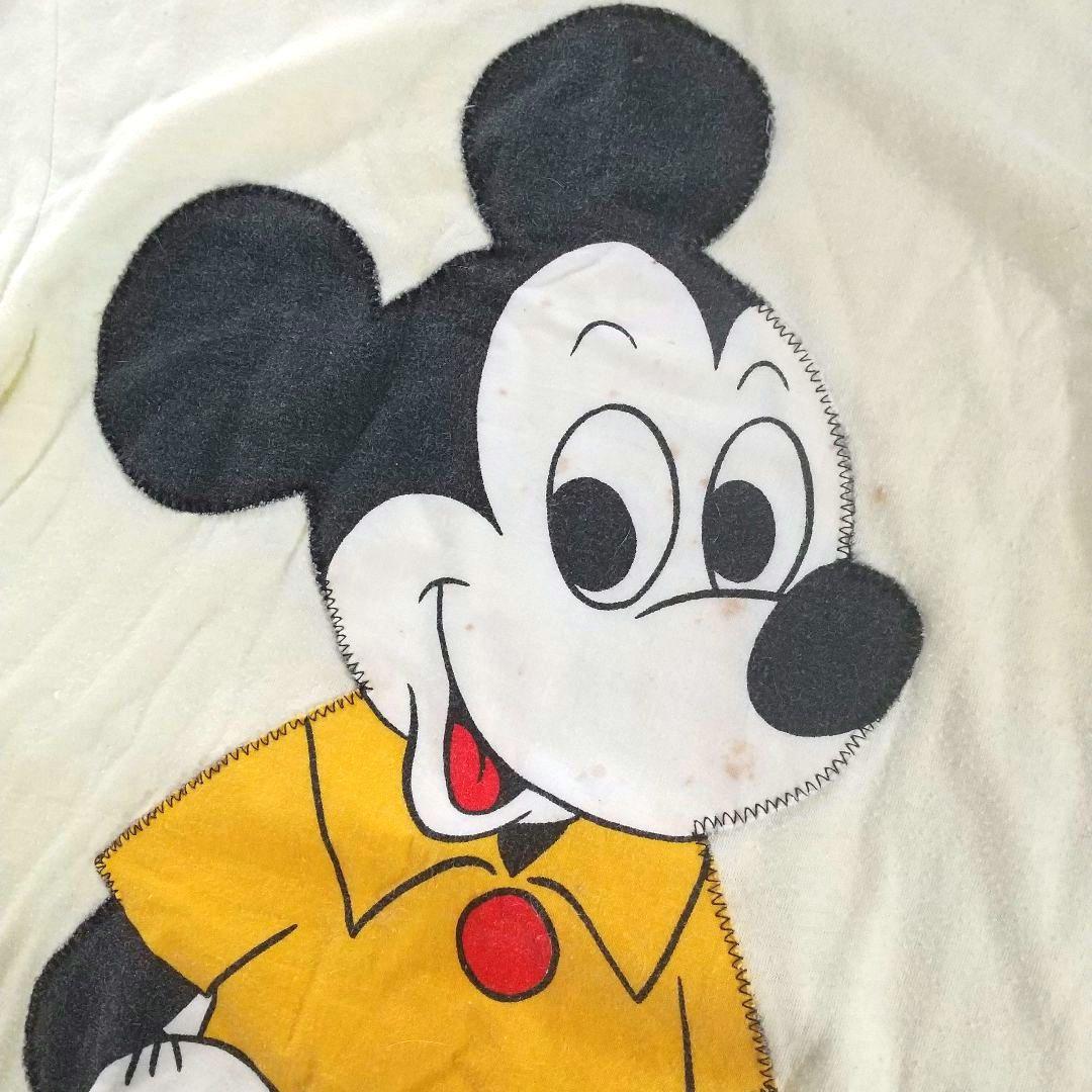 80s vintage mickey Tシャツ ディズニー 古着 パッチワーク