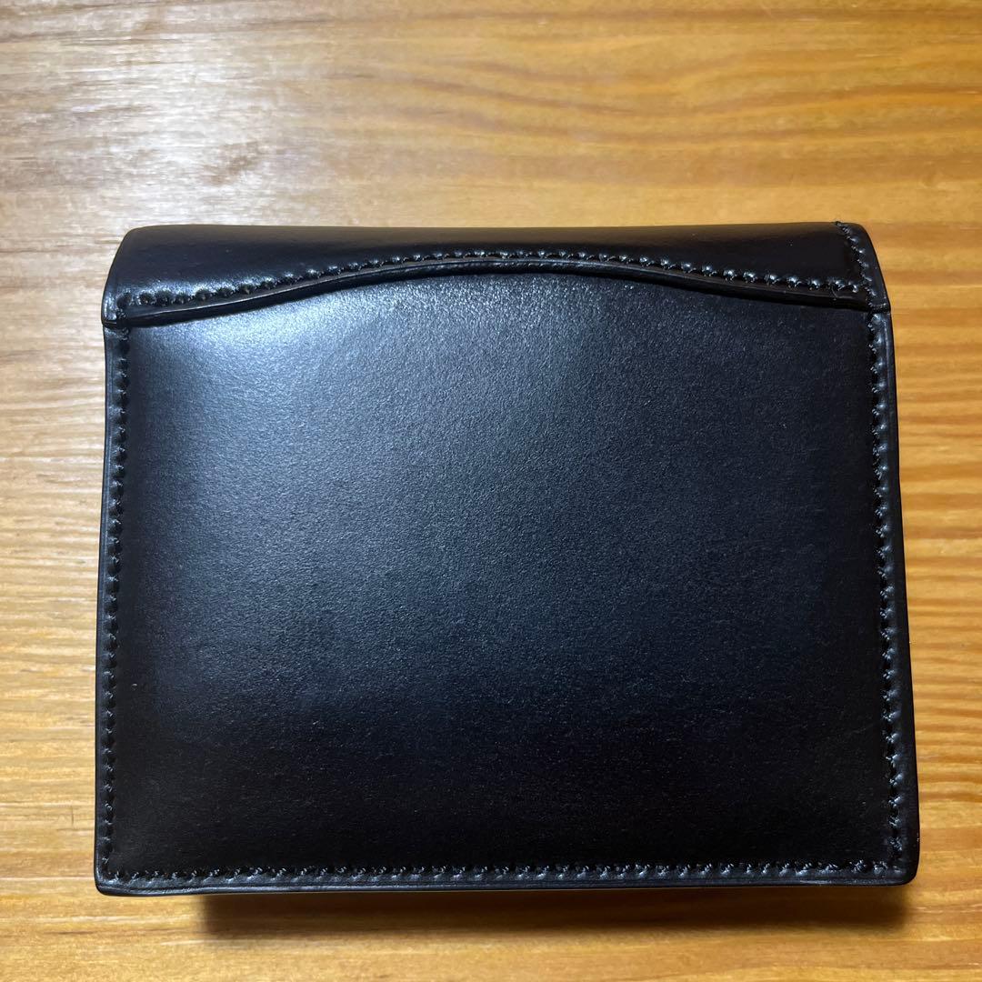 万双 ダブルホーウィン センターカバー二つ折り財布