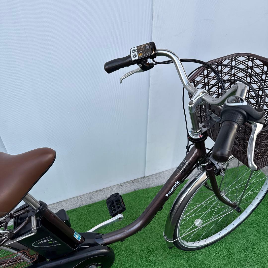 Panasonicパナソニック電動アシスト自転車26インチ ブラウン美品