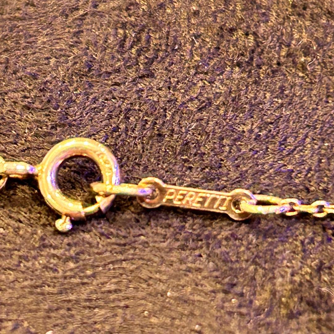 美品✨TIFFANY ティファニー　ビーンズ シルバーネックレス　40cm