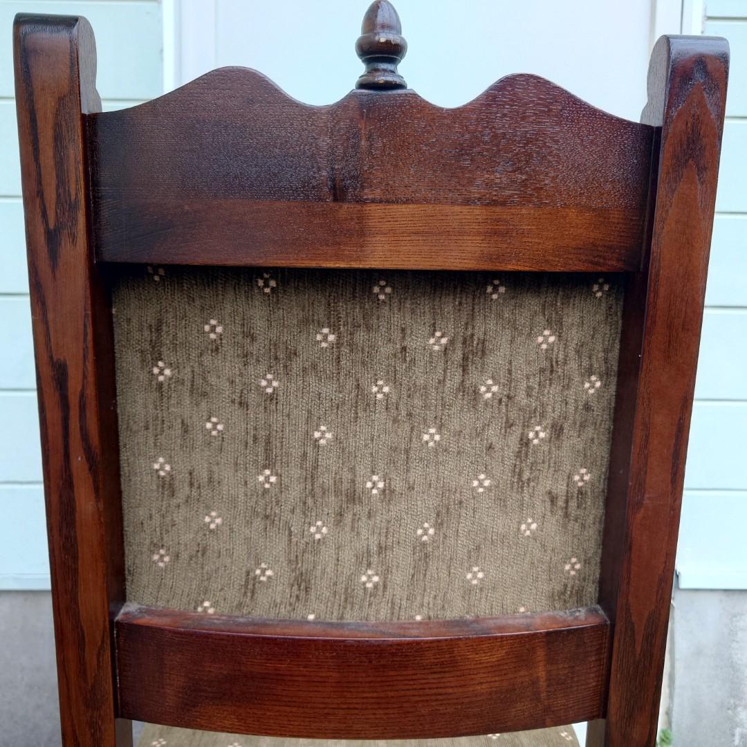 357　オールドチャーム 椅子　アンティーク　英国家具　鋲打