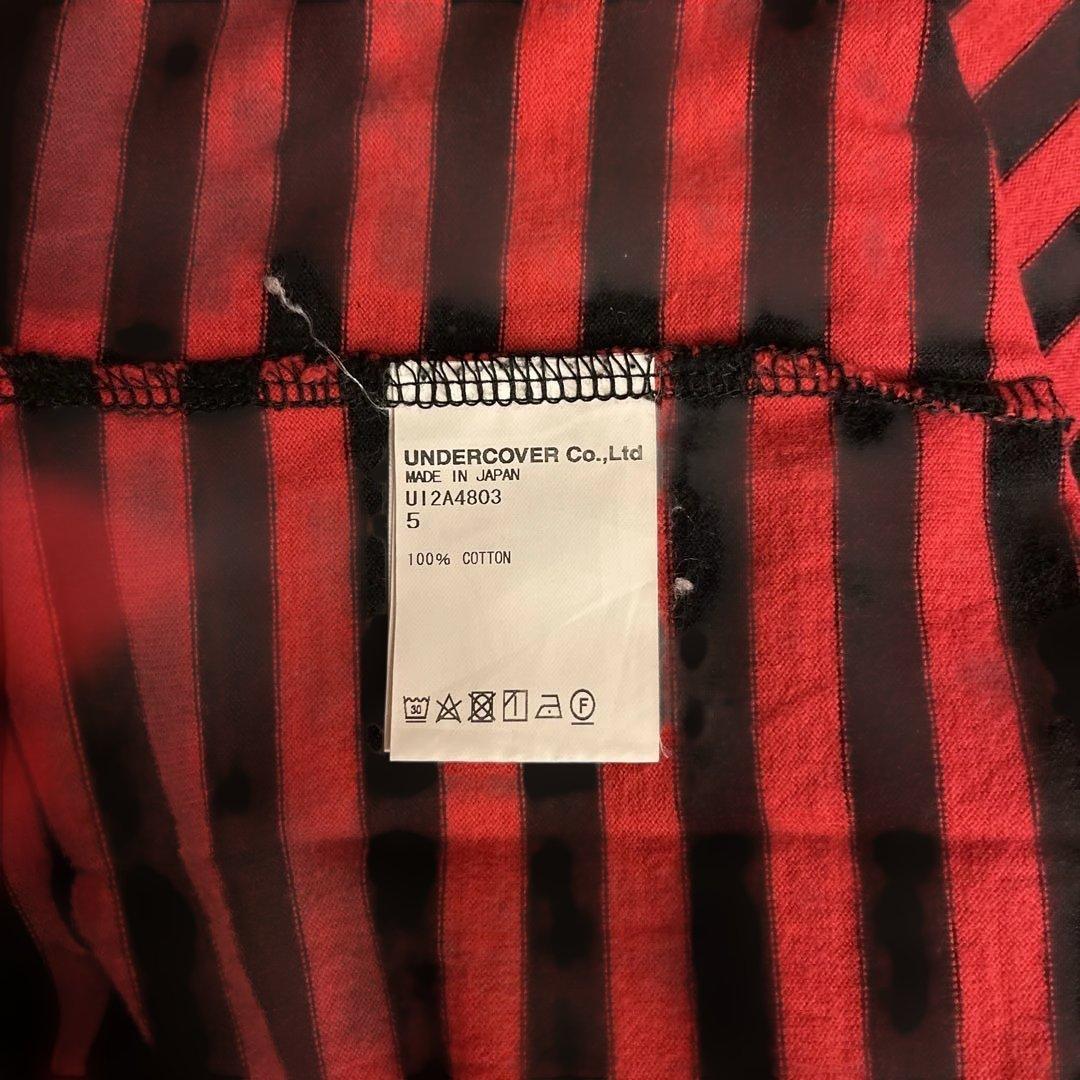 undercoverism アシンメトリー　ポーターシャツ