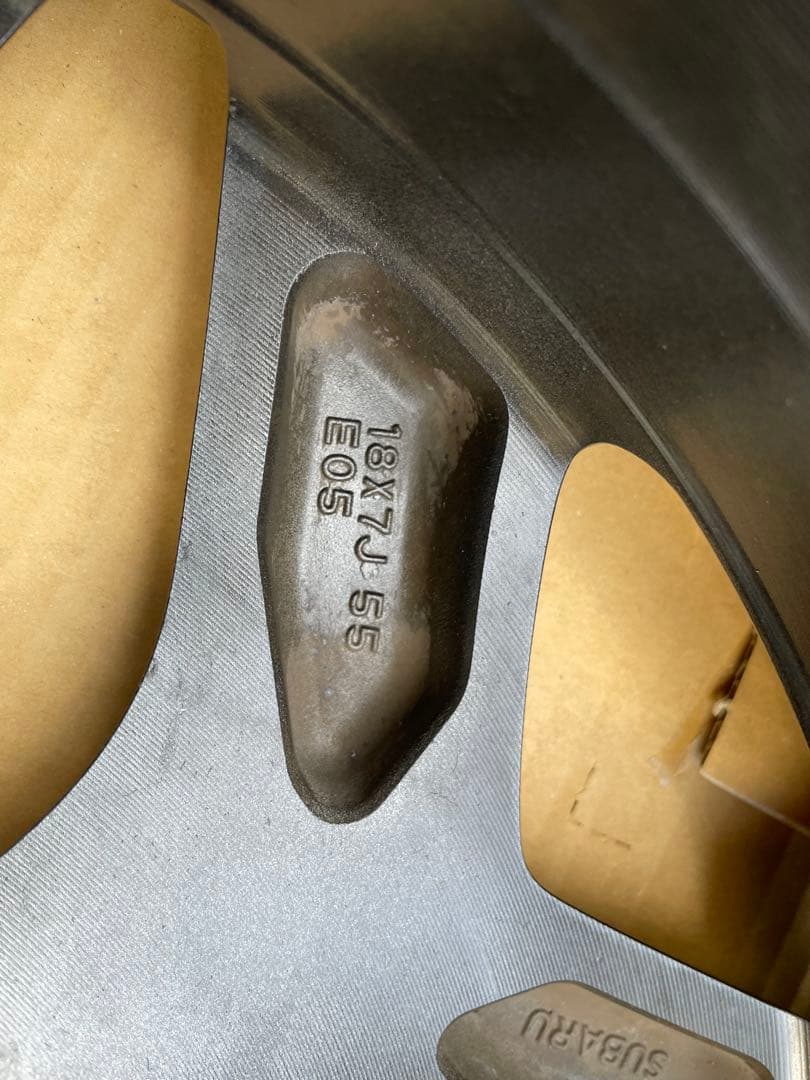 スバル XV GT型　純正18インチ 5スポークホイール