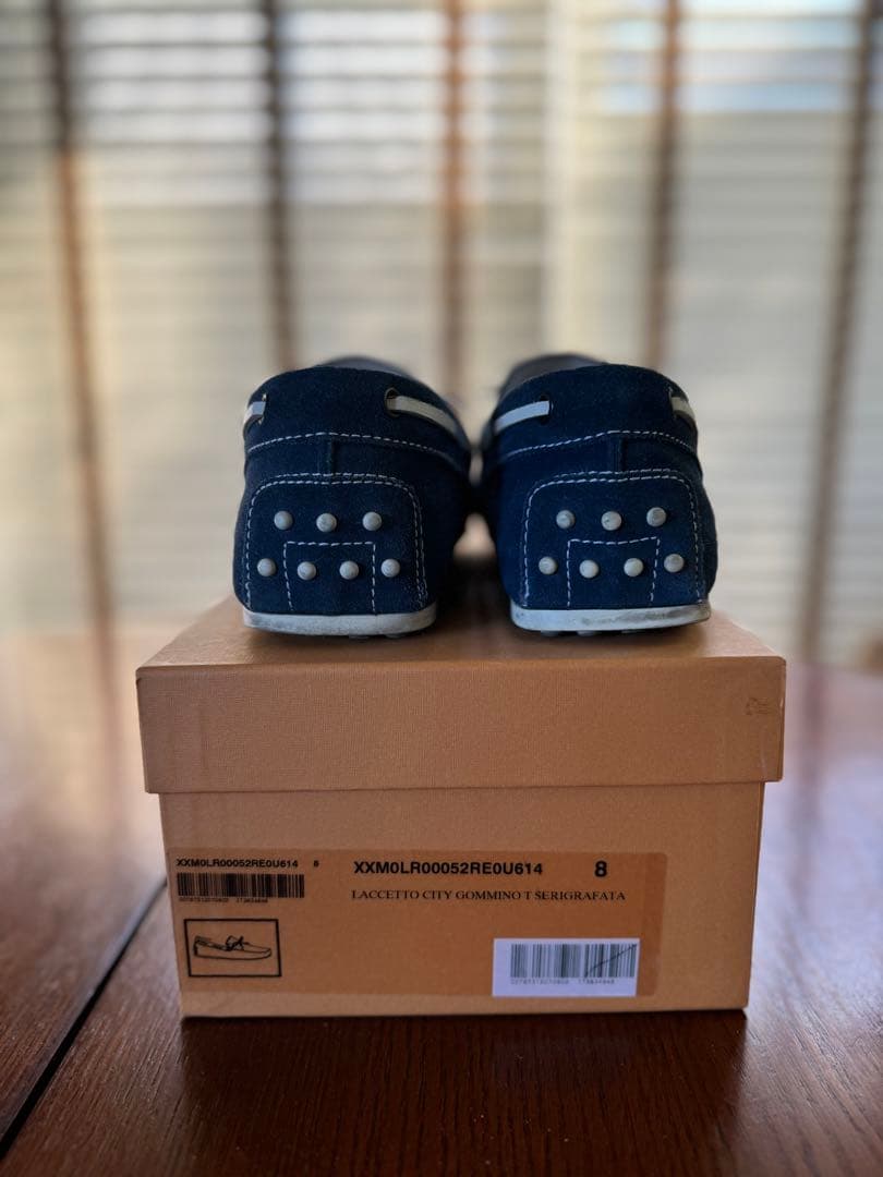 トッズ　TOD`S ドライビングシューズ　サックスブルー　8