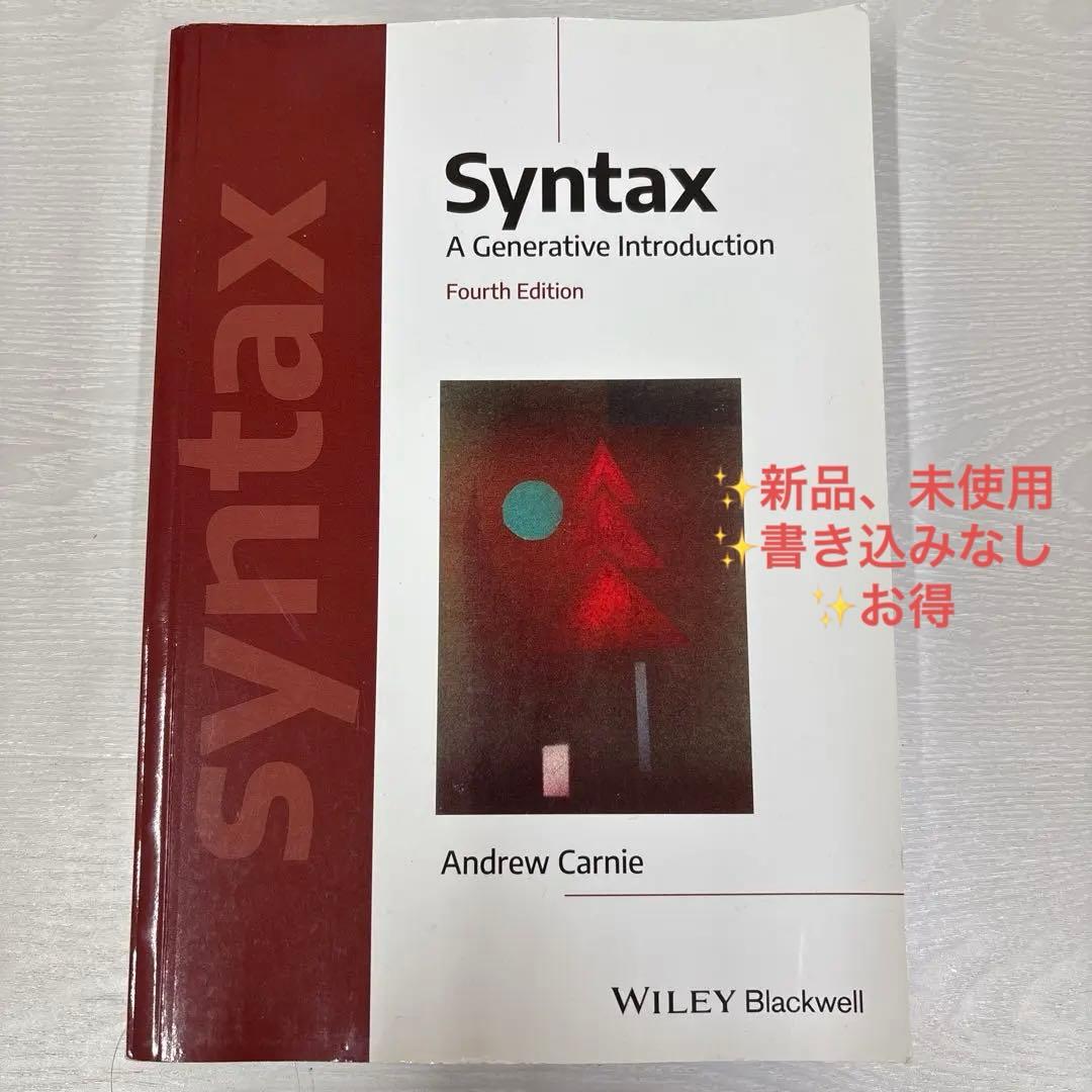 語学・辞書・学習参考書 Syntax: A Generative Introduction