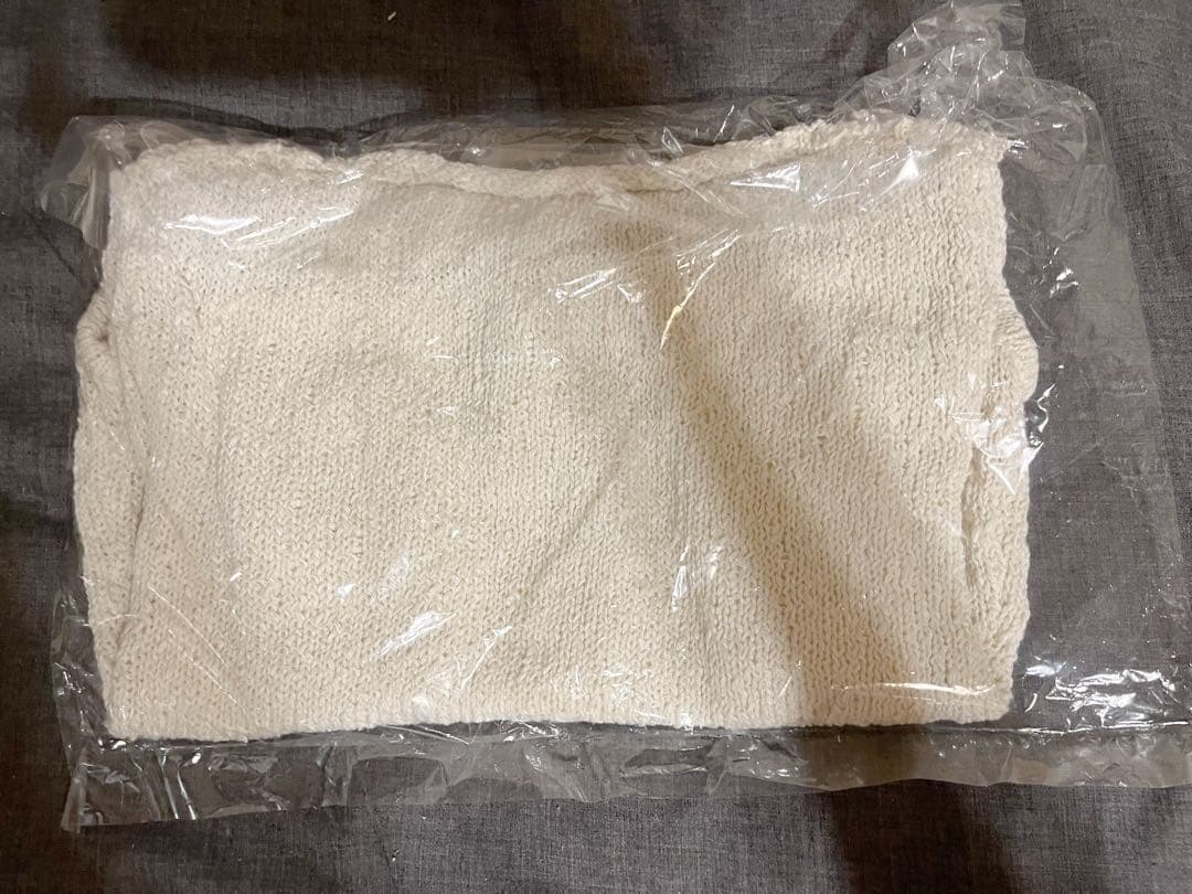 アンドマリー andmary cotton ribbon tank ivory