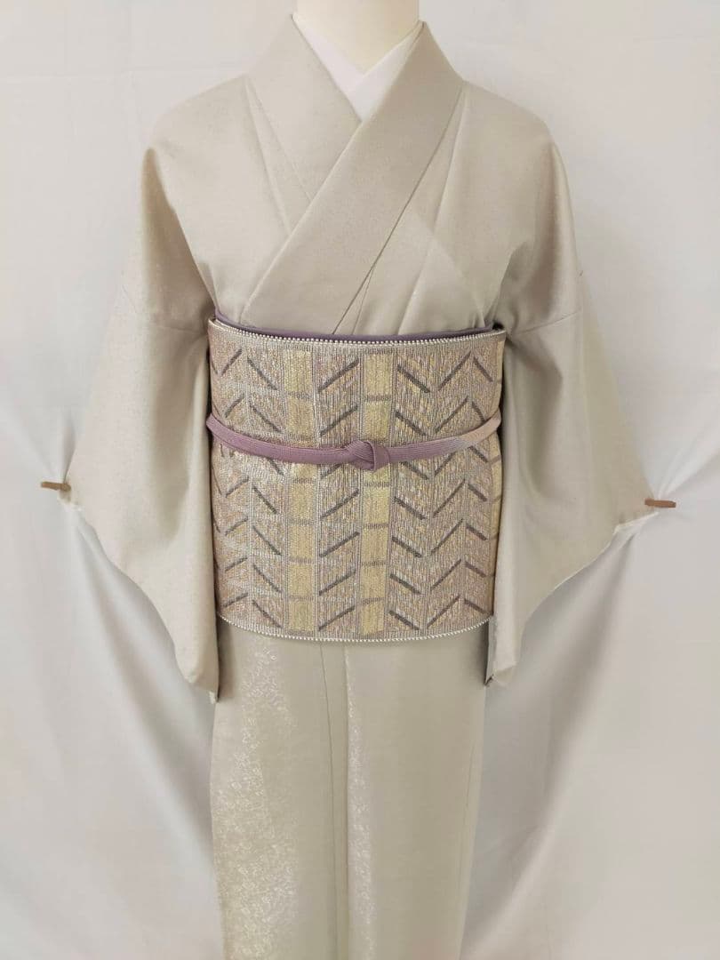 【お茶席用に】★★新品未使用　洗える紋意匠色無地(ポリ100%)Mサイズ★★