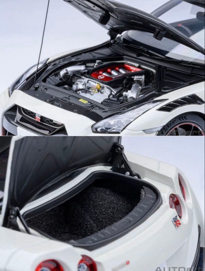 AUTOart NISSAN R35 GT-R NISMO ホワイトパール
