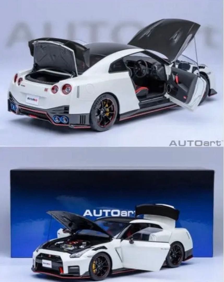 AUTOart NISSAN R35 GT-R NISMO ホワイトパール
