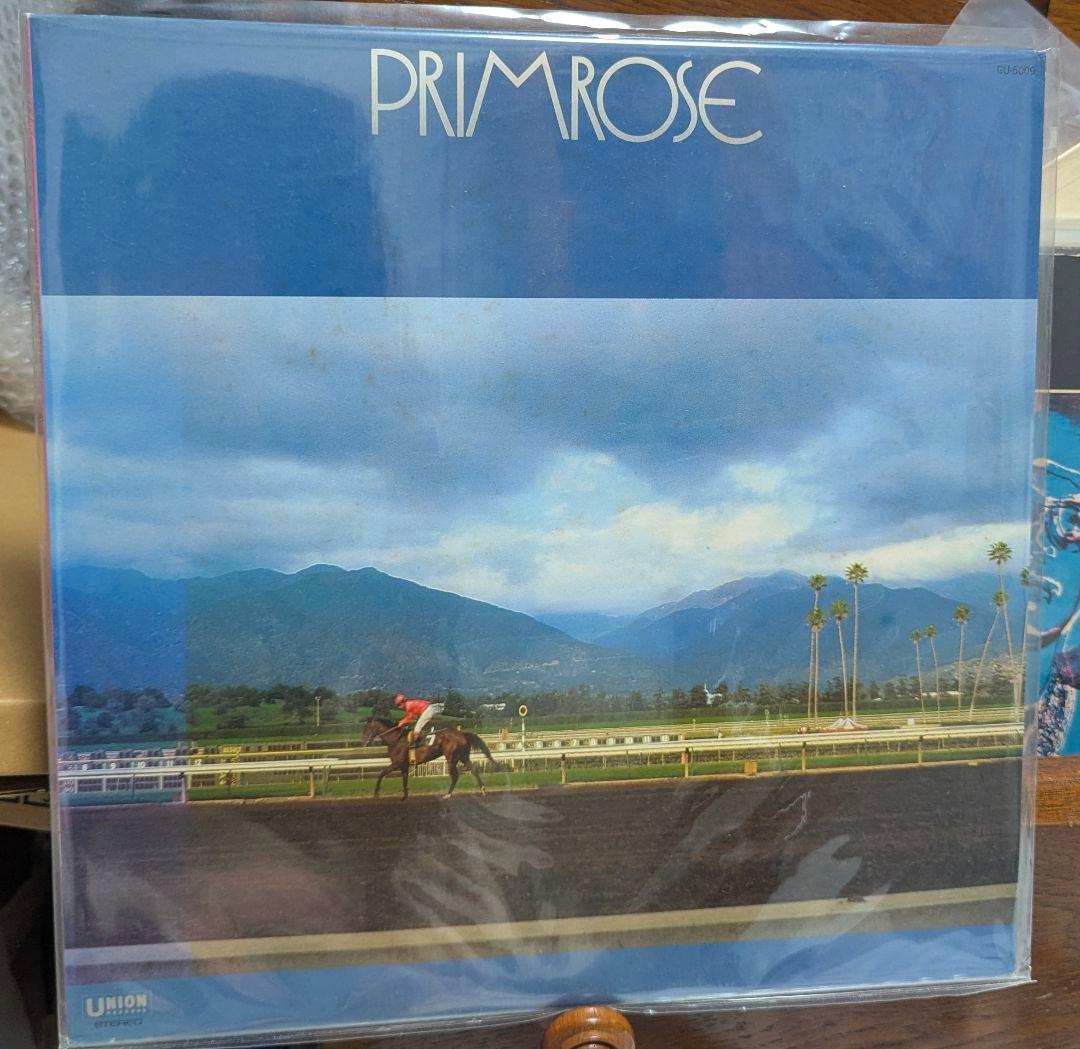 オリジナル盤　鈴木宏昌　プリムローズ　レコード　歌詞カード付