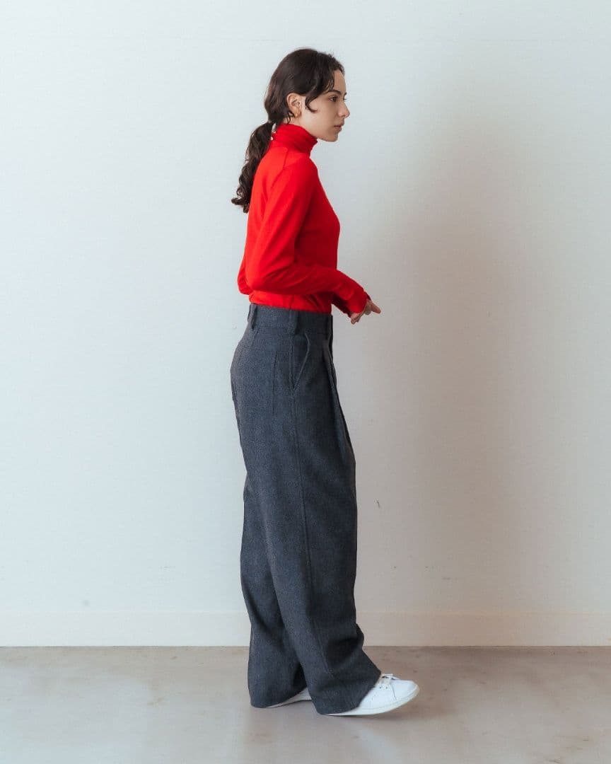 パンツ WOOL FLANNEL TOMBOY PANTS 34