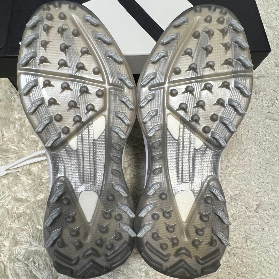 新品】アディダス アディゼロ ZG スパイクレス ホワイト メンズ サイズ25㎝