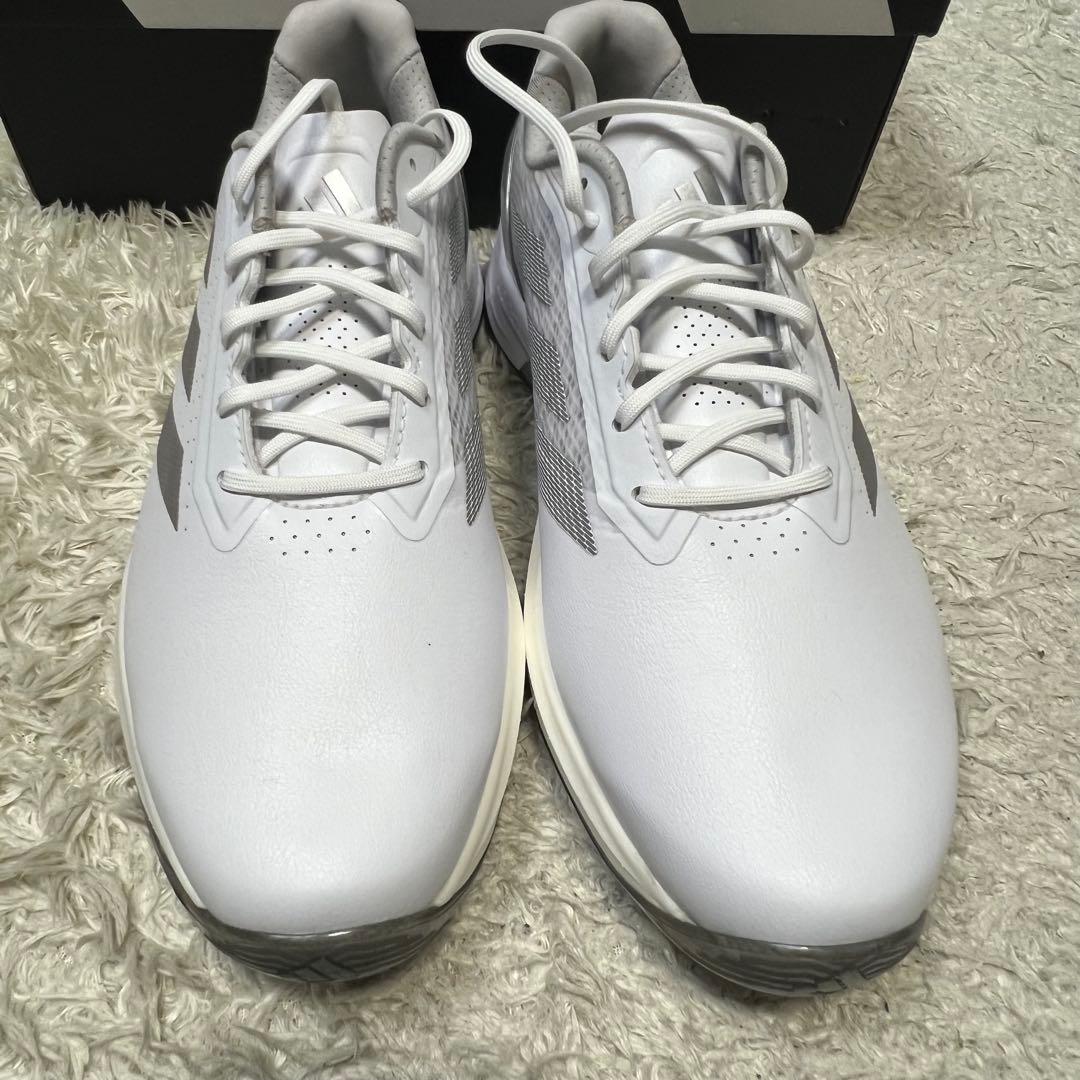 新品】アディダス アディゼロ ZG スパイクレス ホワイト メンズ サイズ25㎝