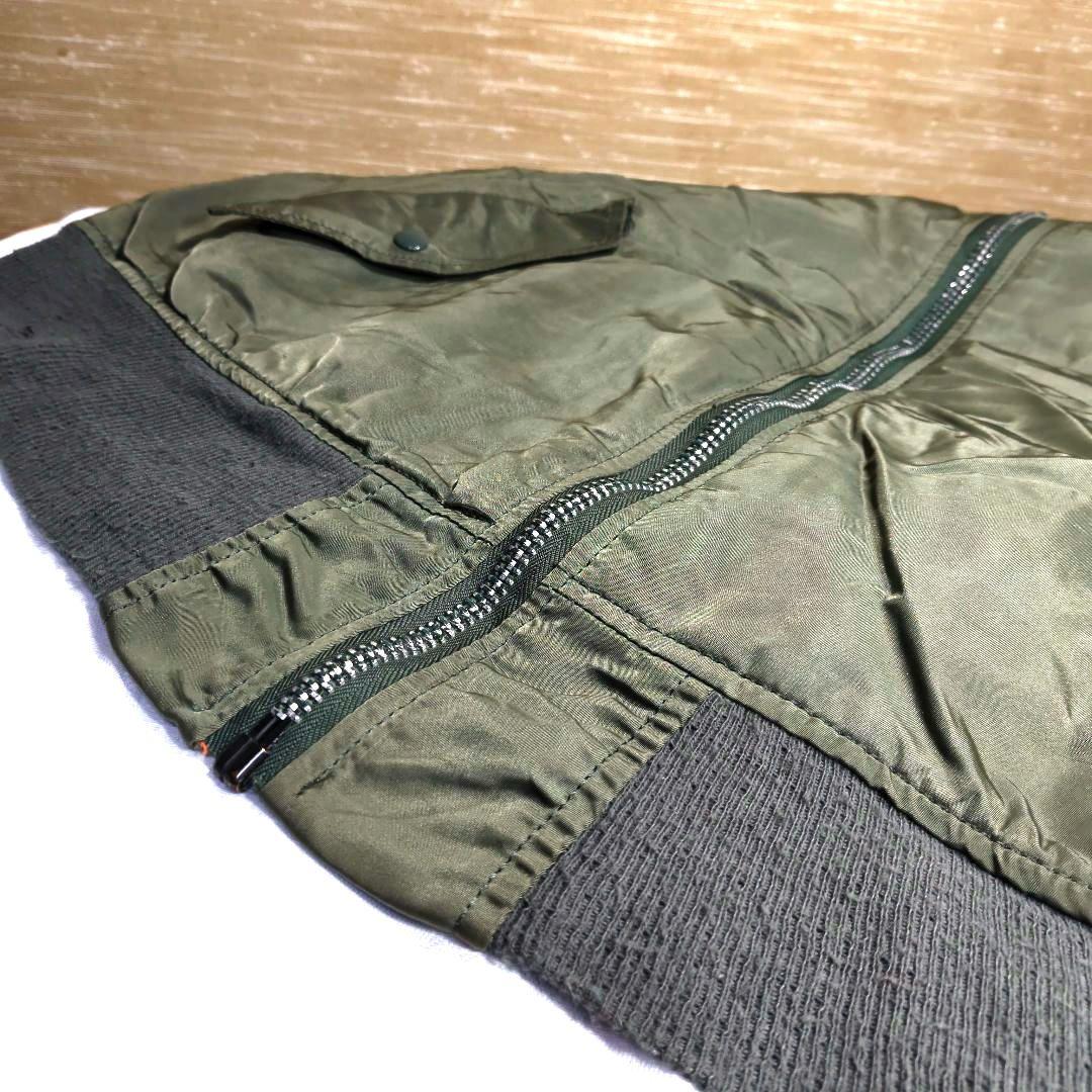 「MA-1 フライトジャケット サイズLarge made in USA」