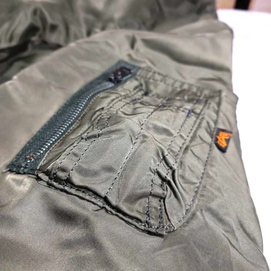 「MA-1 フライトジャケット サイズLarge made in USA」