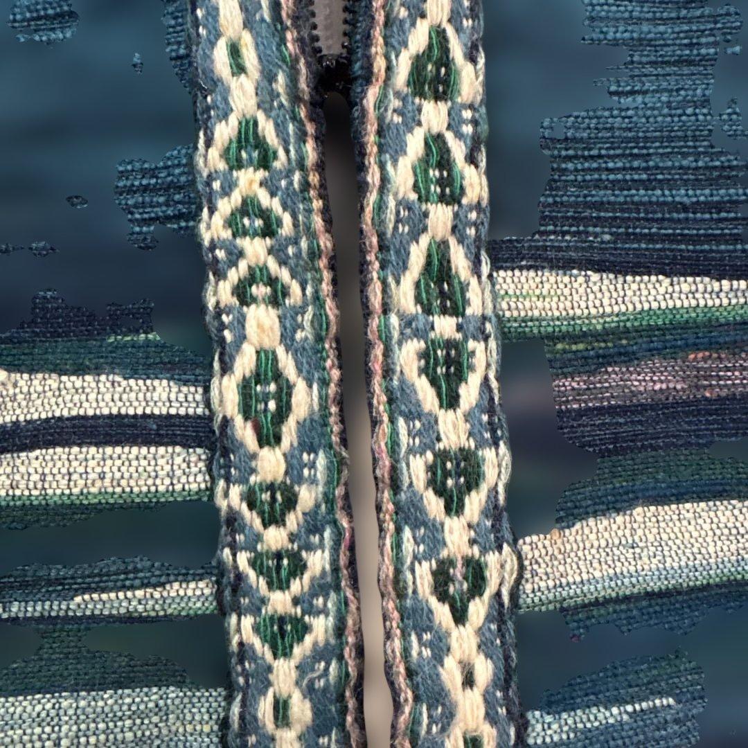 北海道手織つむぎエルムユーカラ織ジレ