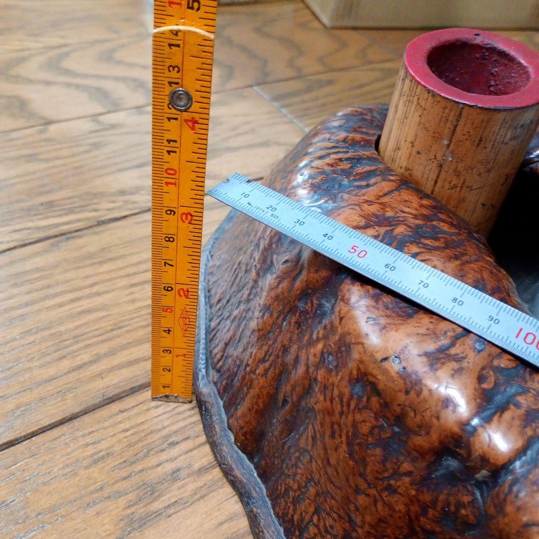 煙草盆　天然木製　アンティーク　骨董品