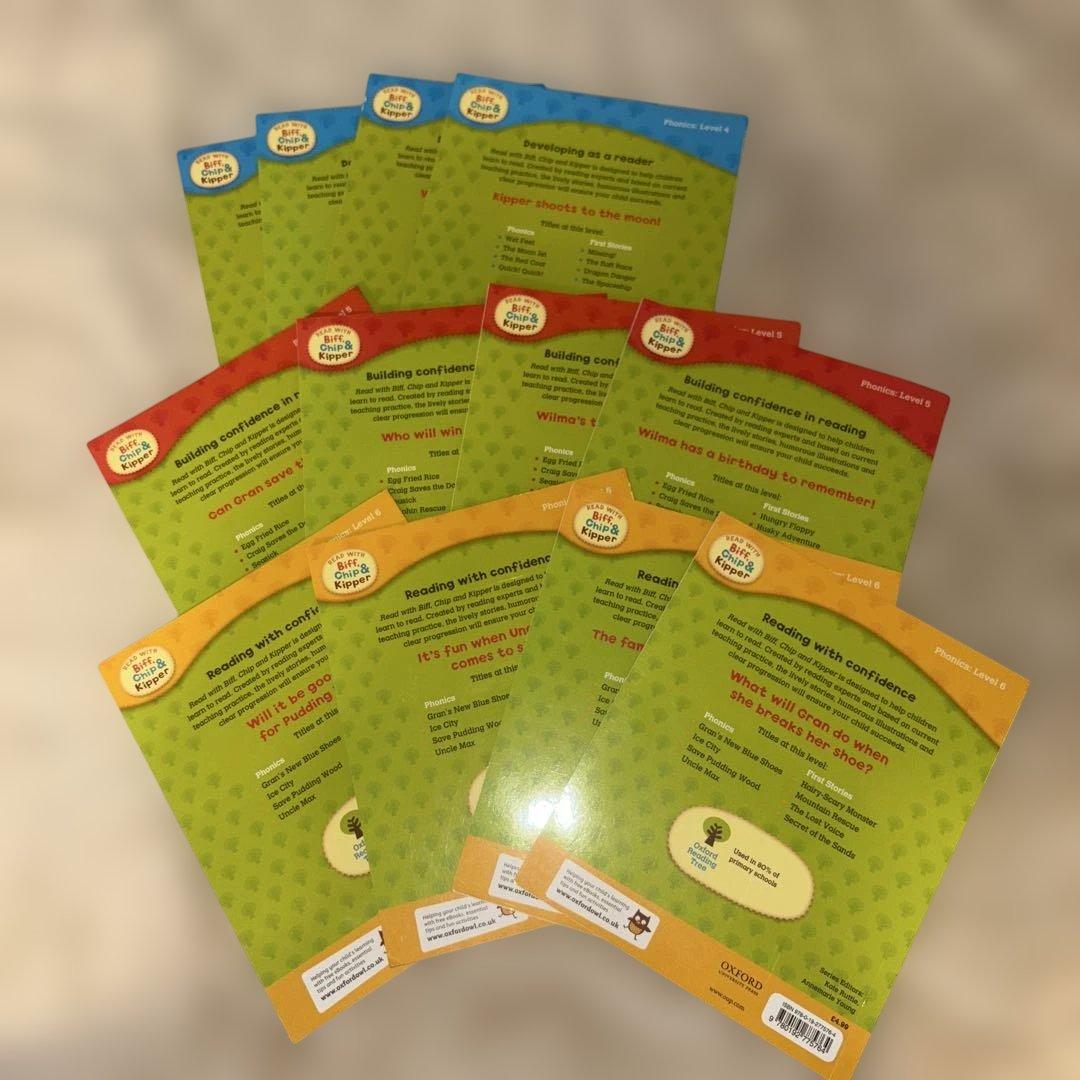 絵本・児童書 OXFORD Reading tree Phonics Level 4-6