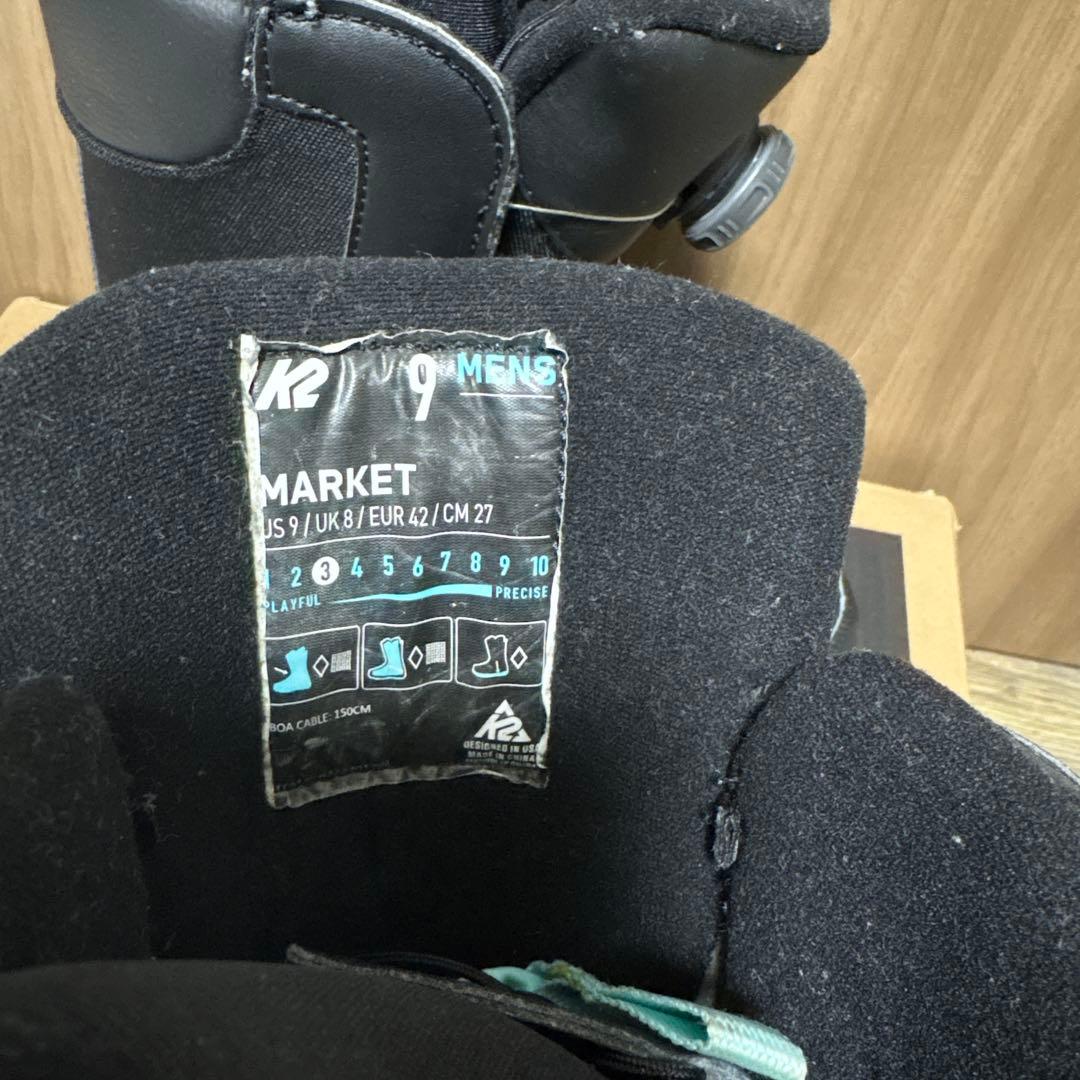 あおぞらK2 スノーボードブーツ BOAシステム ブラック