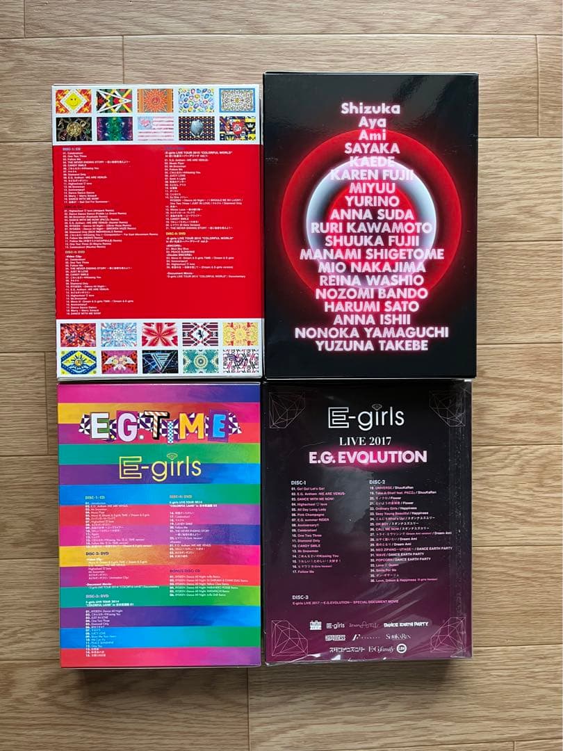 E-girls ライブツアー DVD4公演セット