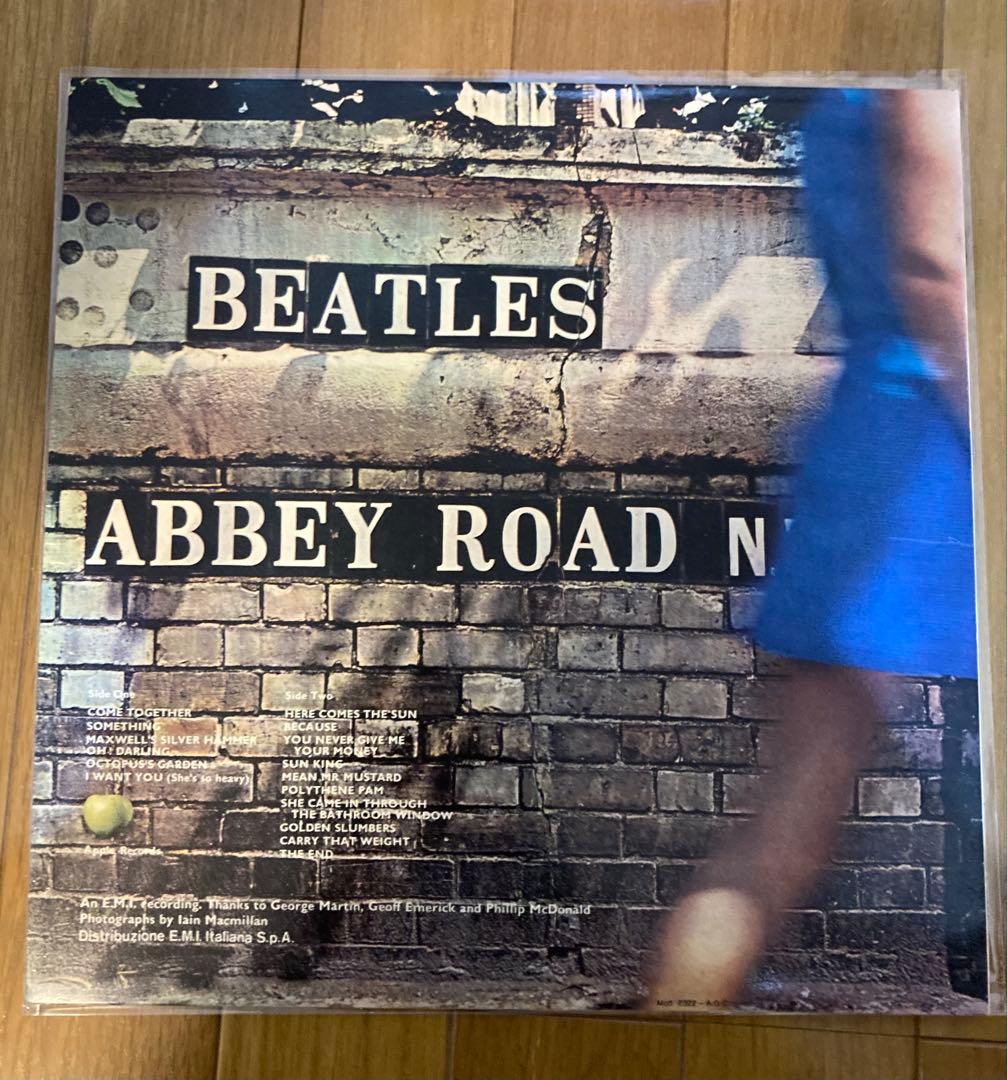 稀少イタリア1st別カットAbbey Road Beatlesビートルズレコード