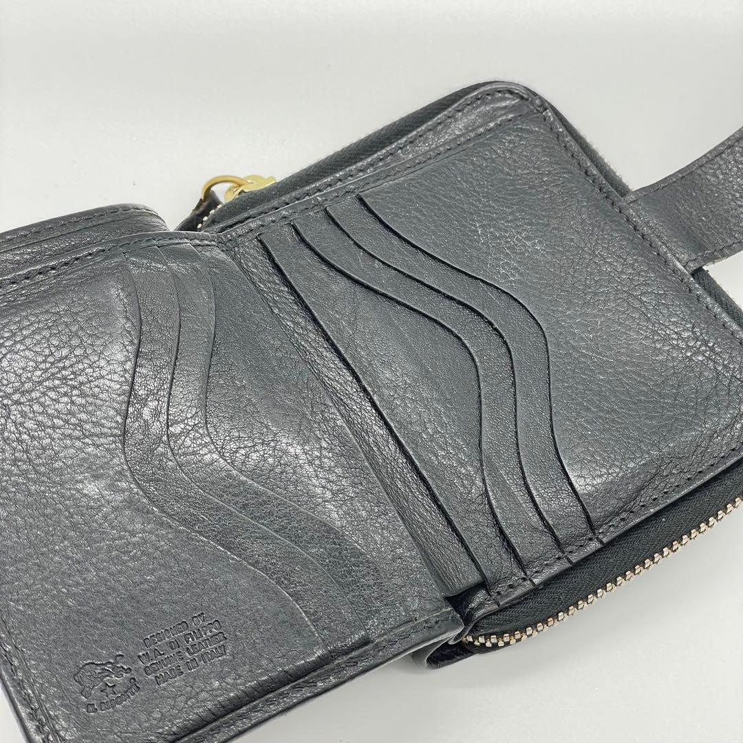 イルビゾンテ IL BISONTE 牛革 二つ折り財布 小銭入れ付き CO960