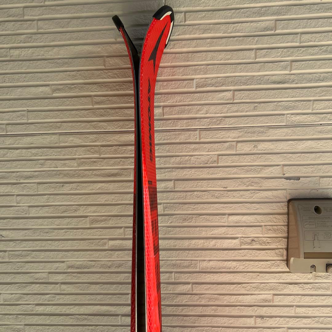 美品！120 ATOMIC RED スキー板 バインディング付き