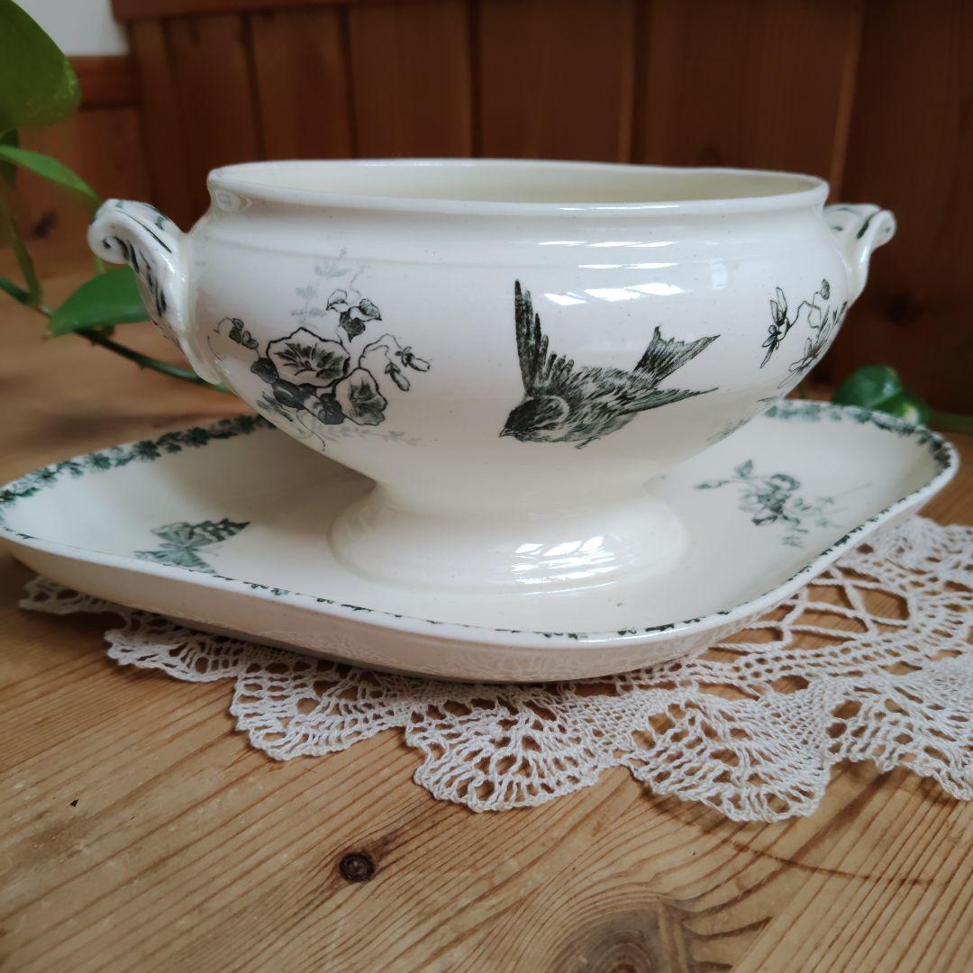 フランスアンティーク　エミールブルジョワ　ソーシエール