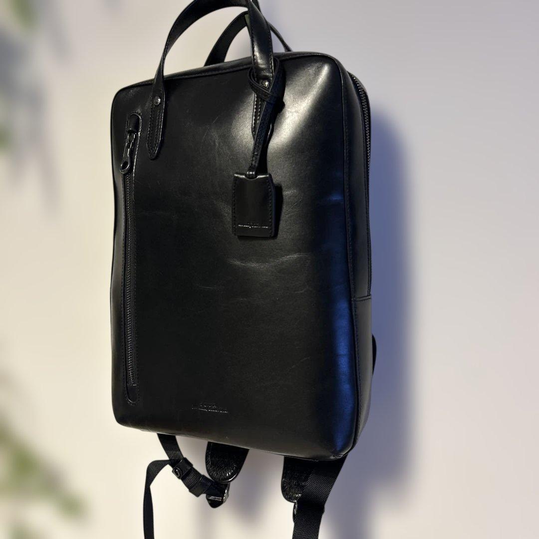 美品　JOYA 牛革リュック　バックパック リュック　ビジネスバッグ　ブラック
