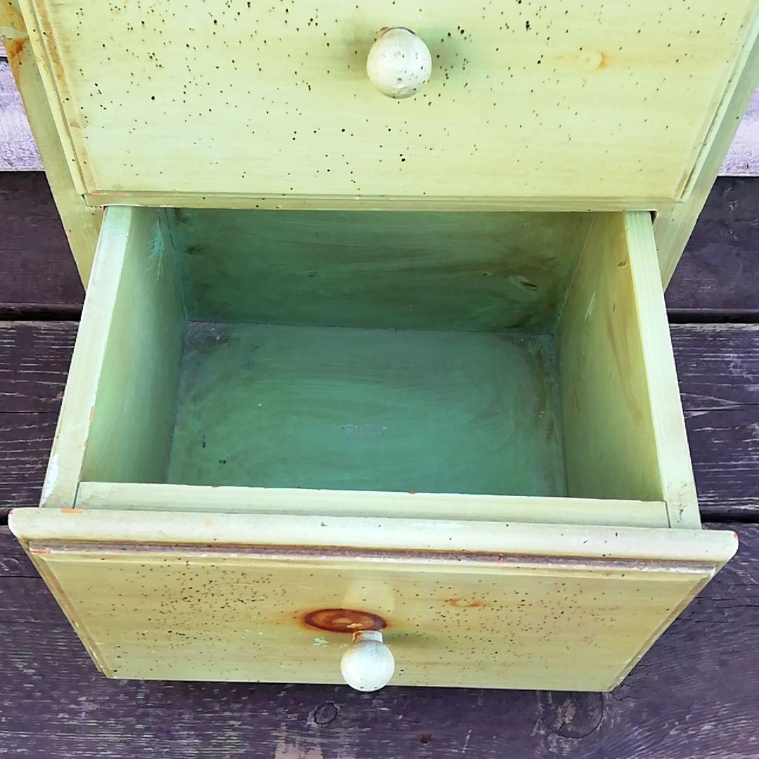 M●希少イタリア製☞Demain☜ヴィンテージ　4段　ミニ　チェスト