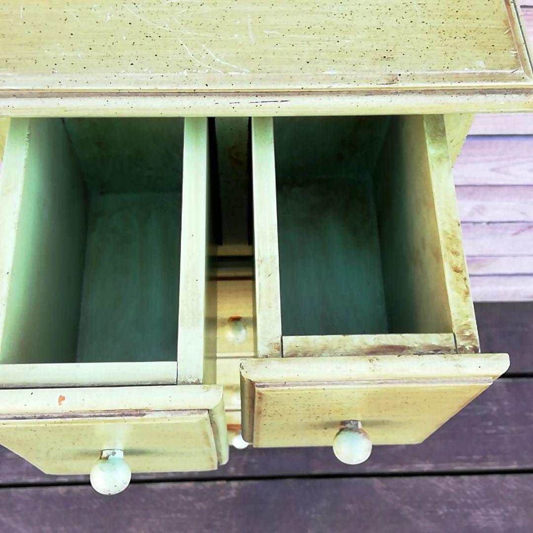 M●希少イタリア製☞Demain☜ヴィンテージ　4段　ミニ　チェスト