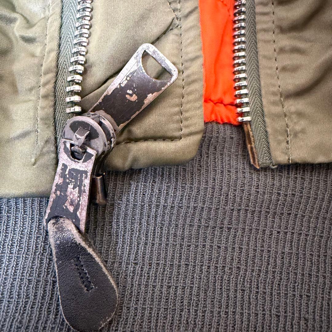 【90’s アメリカ製】ALPHA INDUSTRIES MA-1 L