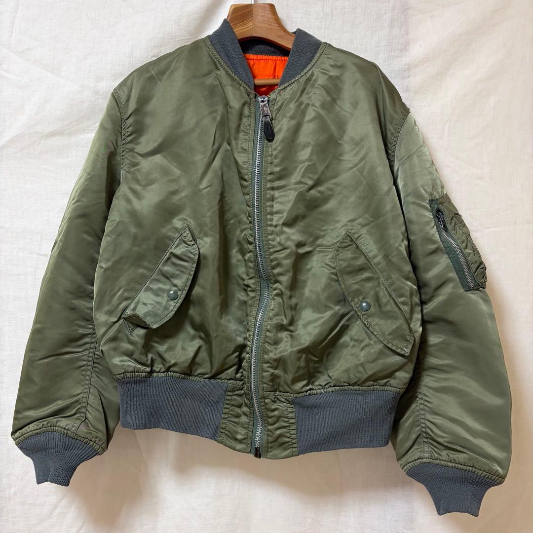 【90’s アメリカ製】ALPHA INDUSTRIES MA-1 L