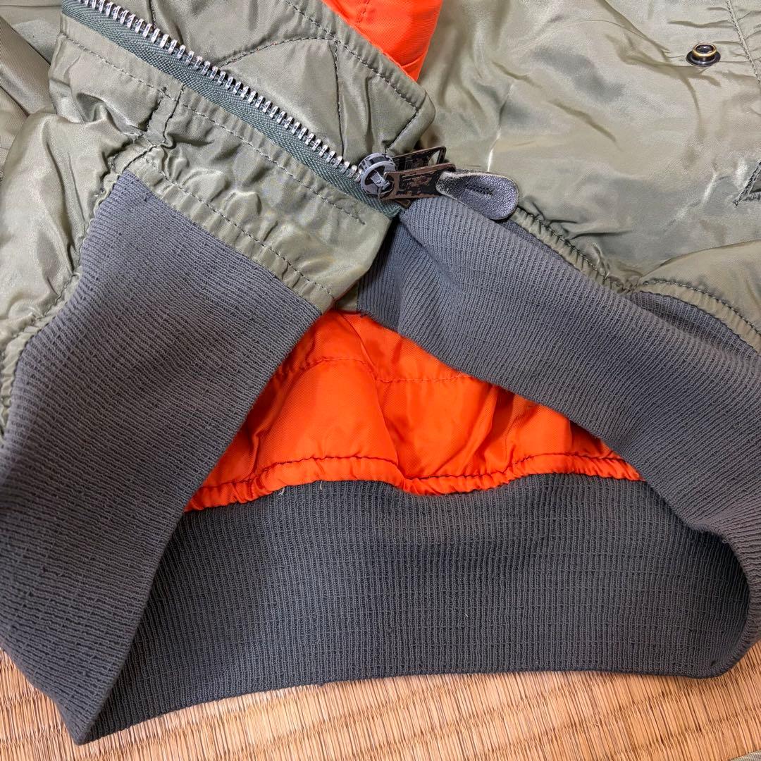 【90’s アメリカ製】ALPHA INDUSTRIES MA-1 L