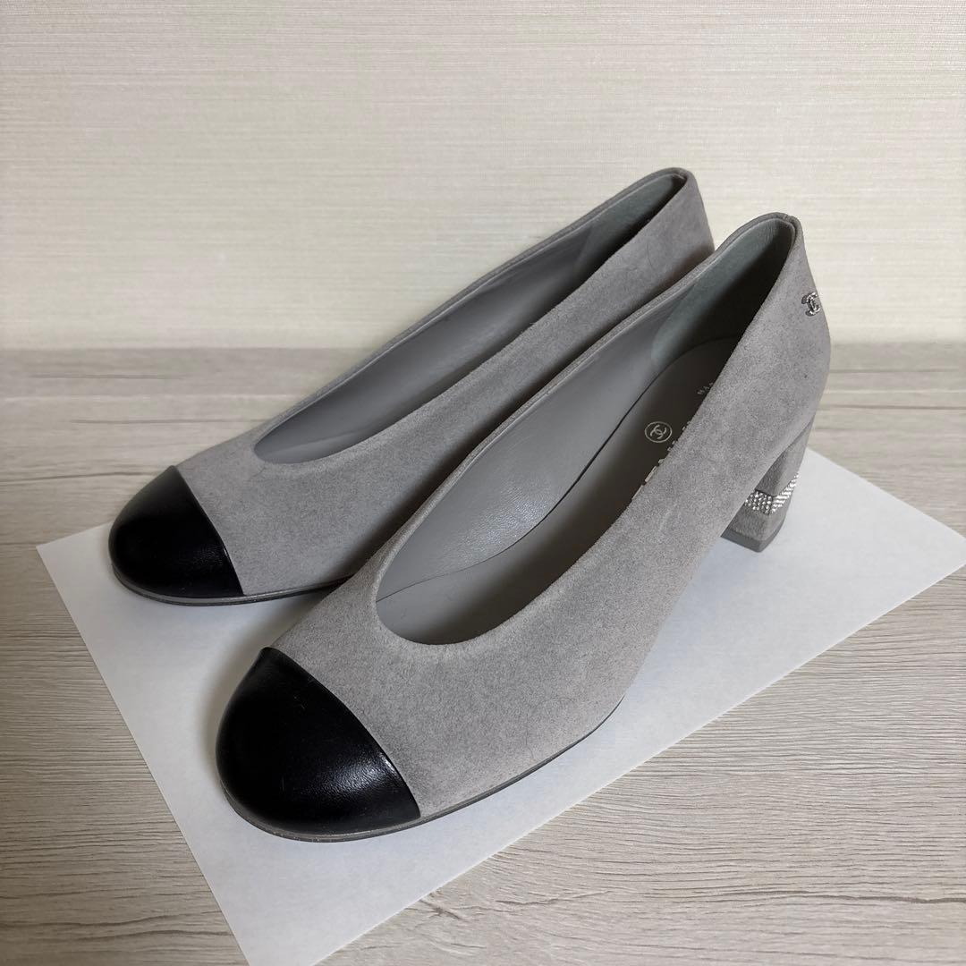 シャネル　パンプス　39ハーフサイズ